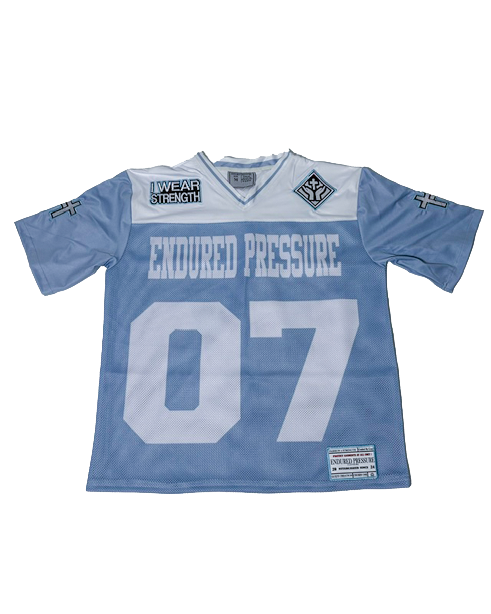 Blue 'I WEAR STRENGTH'