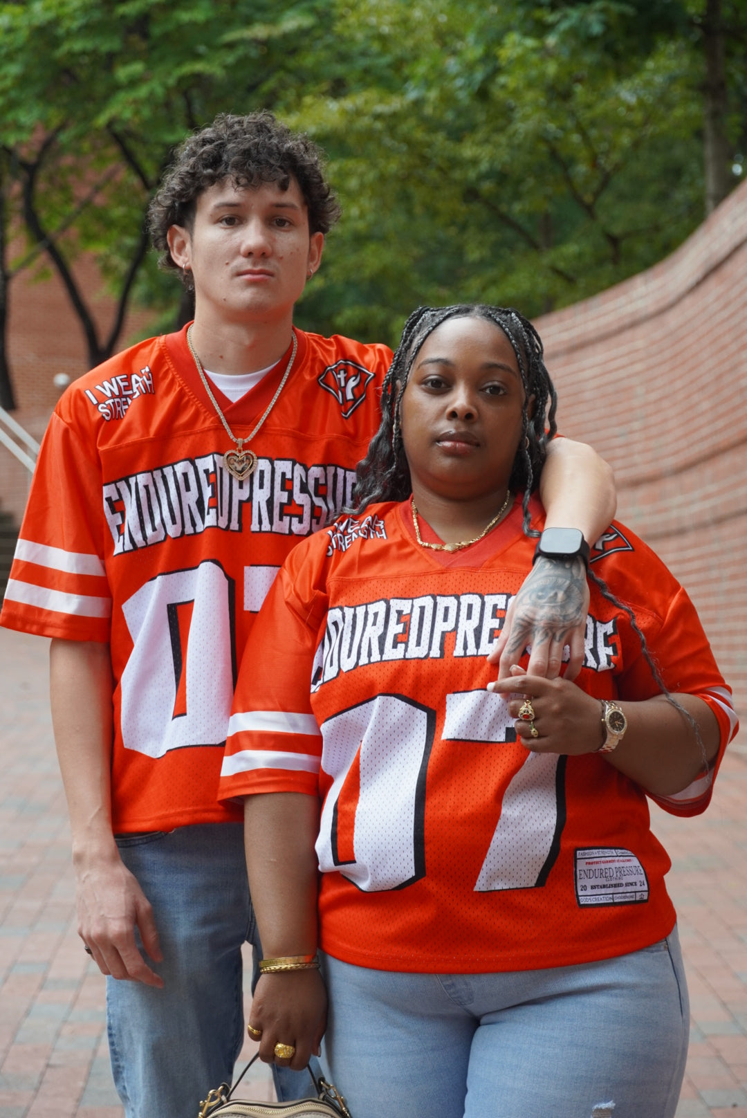 Red 'I WEAR STRENGTH'