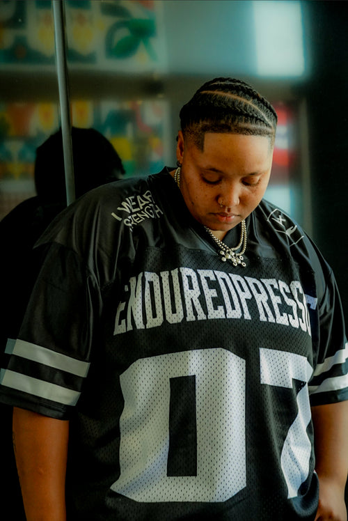 Black 'I WEAR STRENGTH' Jersey