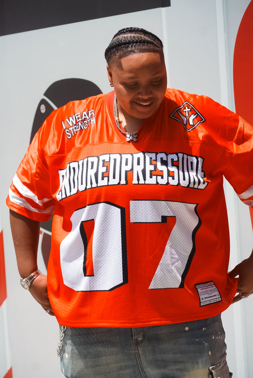 Red 'I WEAR STRENGTH' Jersey