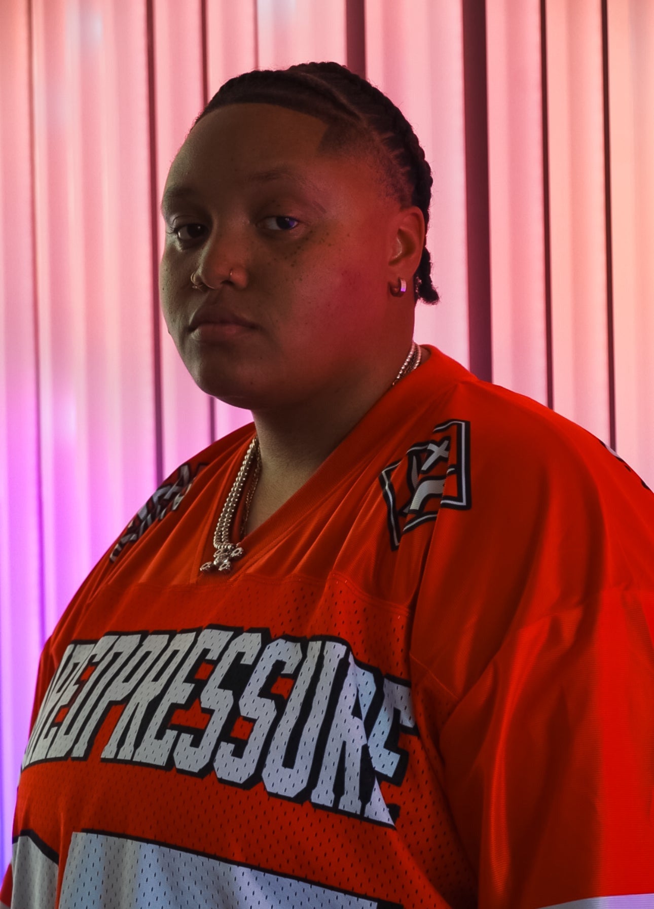 Red 'I WEAR STRENGTH' Jersey