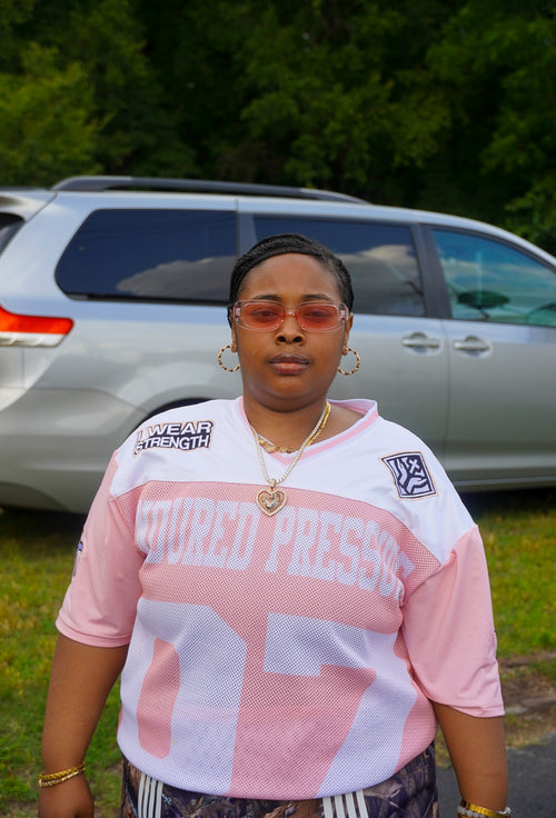 Pink 'I WEAR STRENGTH' Jersey