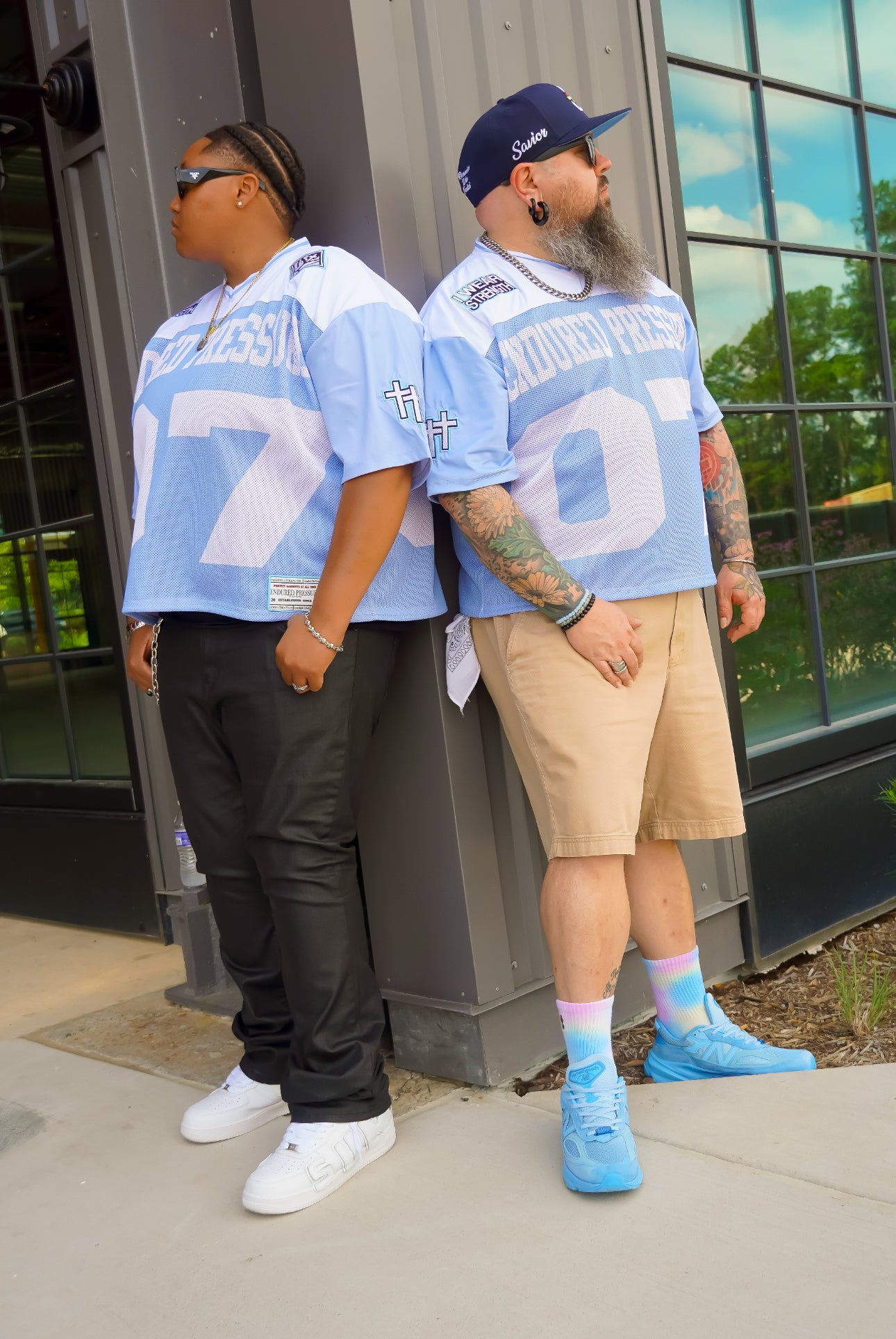 Blue 'I WEAR STRENGTH' Jersey