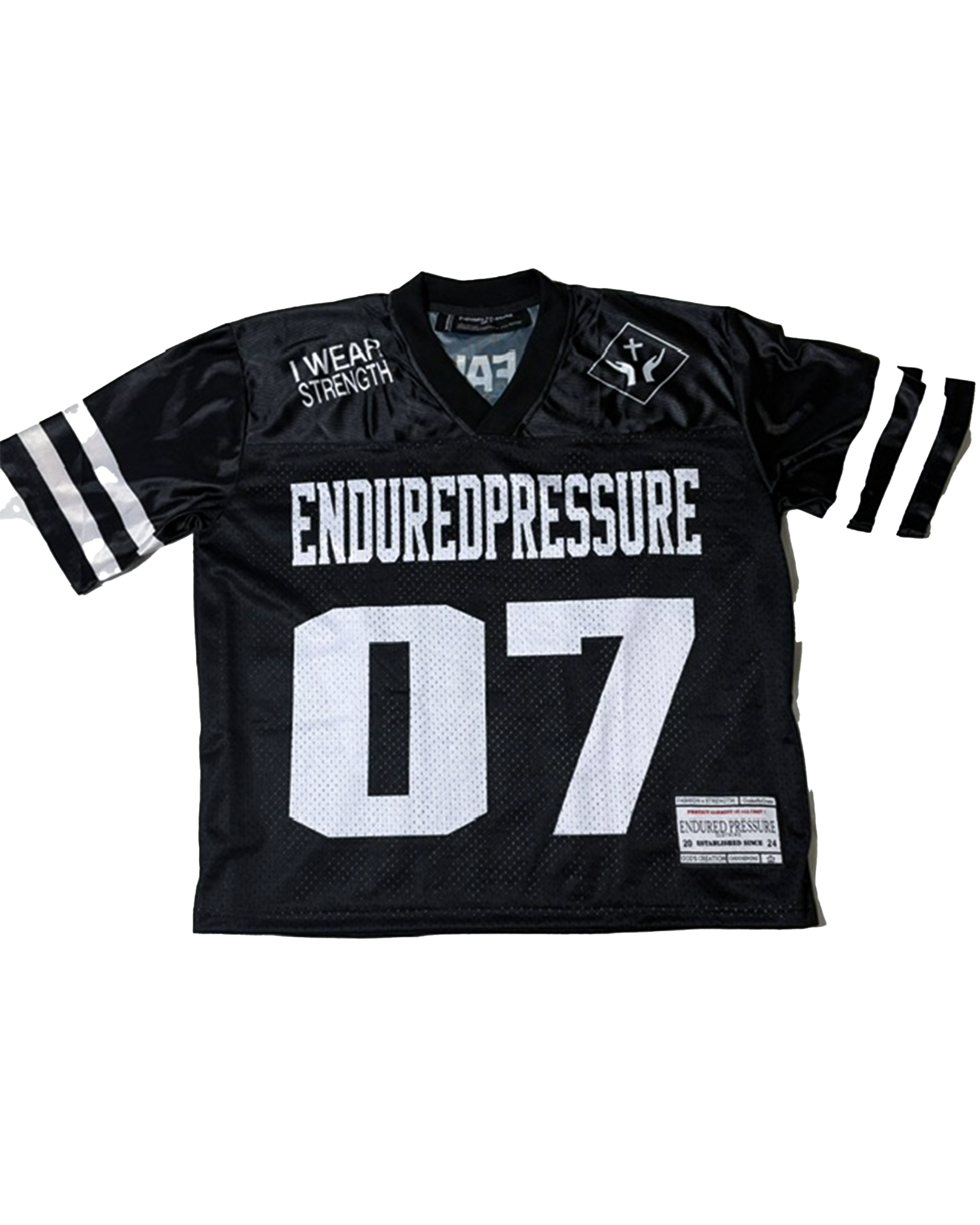 Black 'I WEAR STRENGTH'